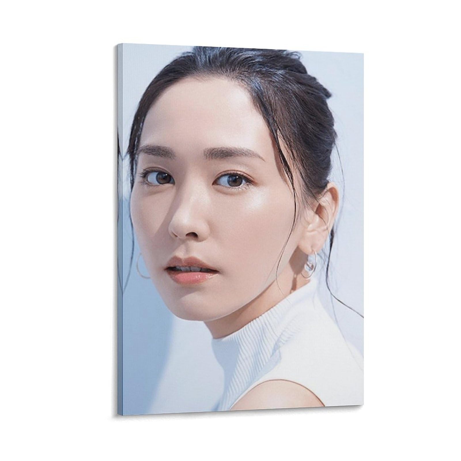 Amazon.co.jp: 女優 新垣結衣 写真 (30) キャンバス 芸術 ポスター 壁